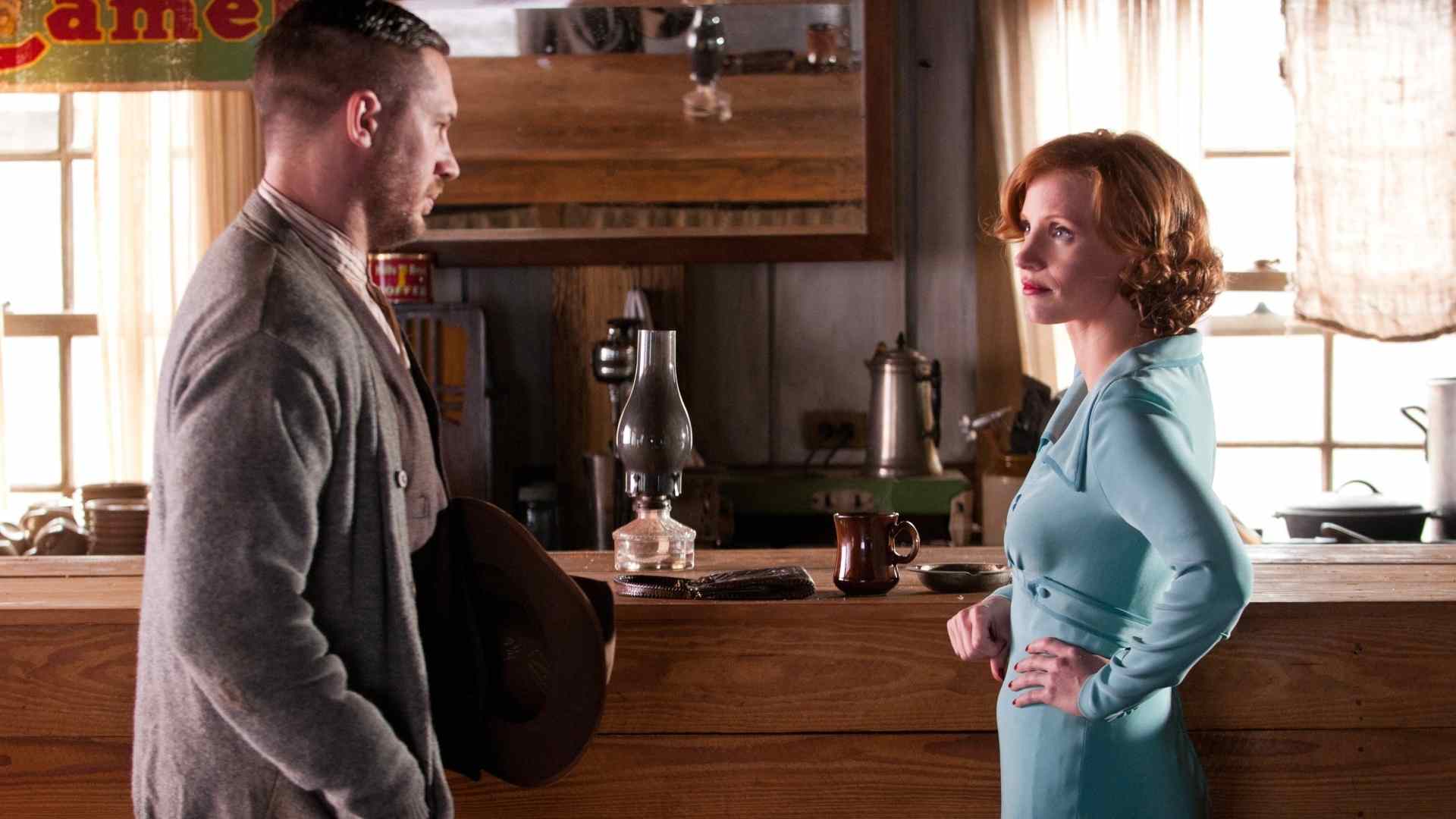 Jessica Chastain a Tom Hardy v Lawless AnteAr