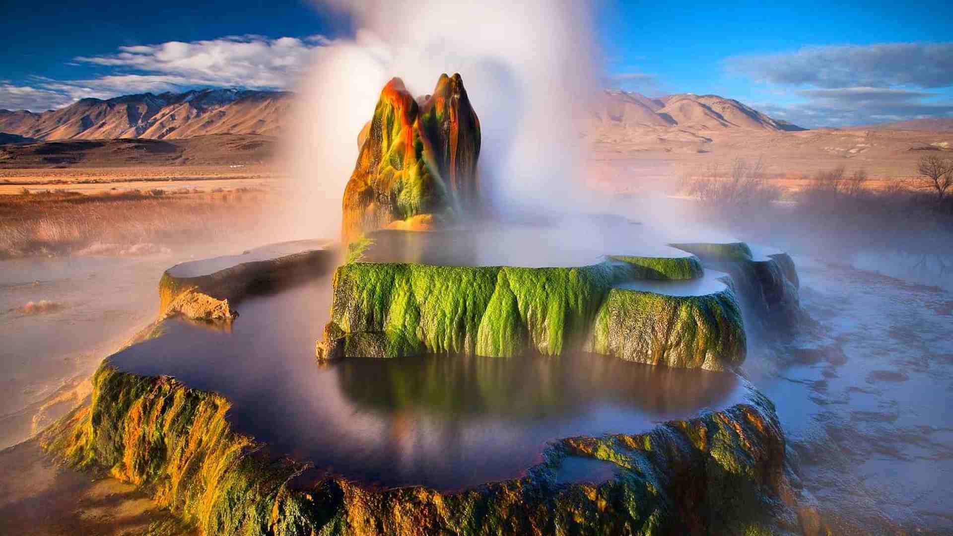 The Fly Geyser Nevada